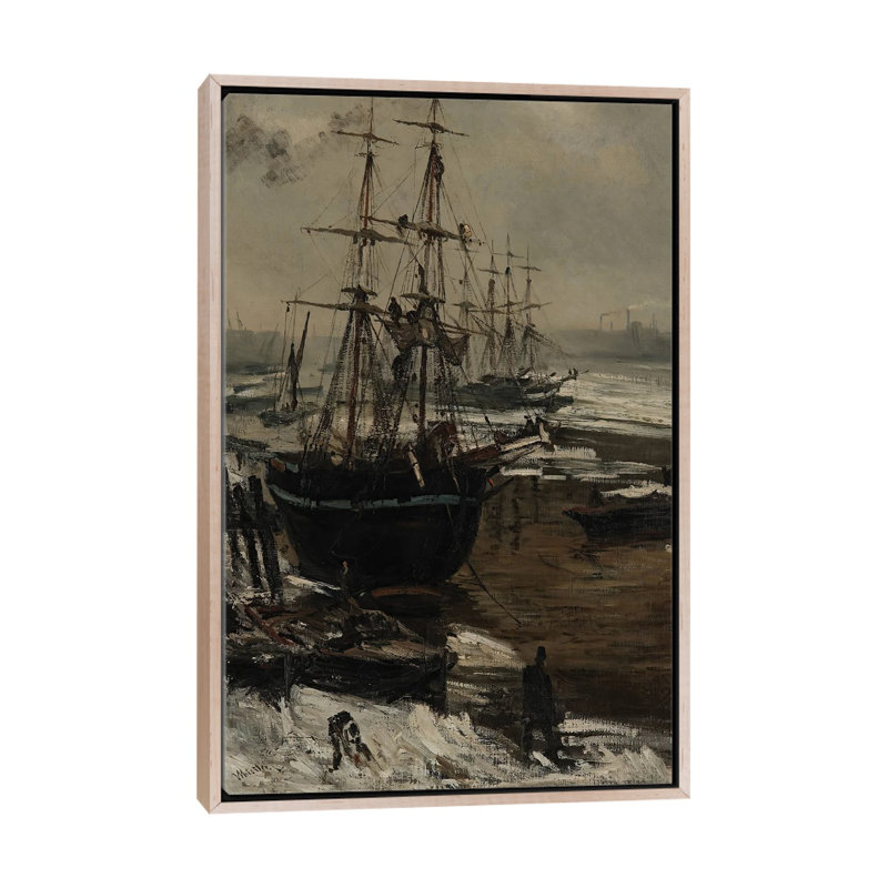 Print, 66.04 cm H x 45.72 cm W x 4.445 cm D, Natural Wood