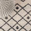 Tapis crème / noir Bousquet Moroccan Beni Souk-1435027394