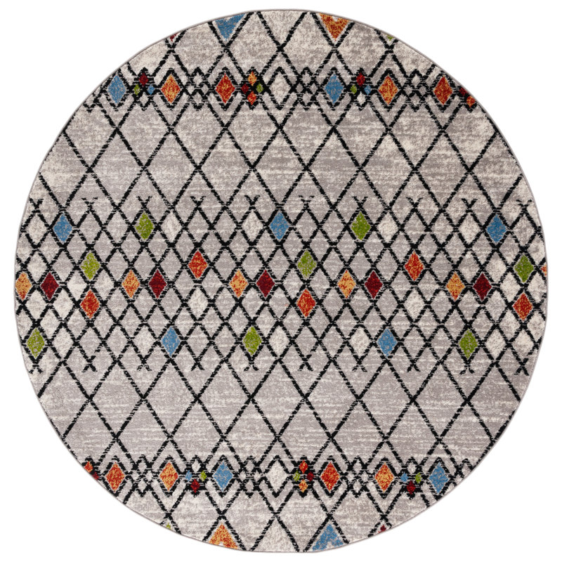 Godin Performance Southwestern Rug, Round 6'7"
