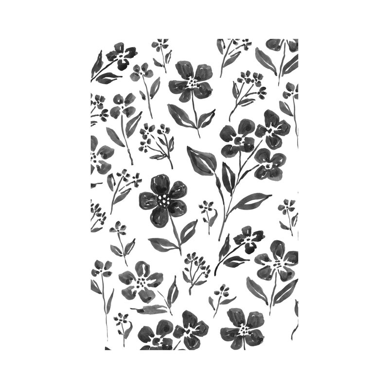 Ink Florals I by Amanda Mcgee - Wrapped Canvas Painting, 45.72cm H x 30.48cm W x 1.905cm D