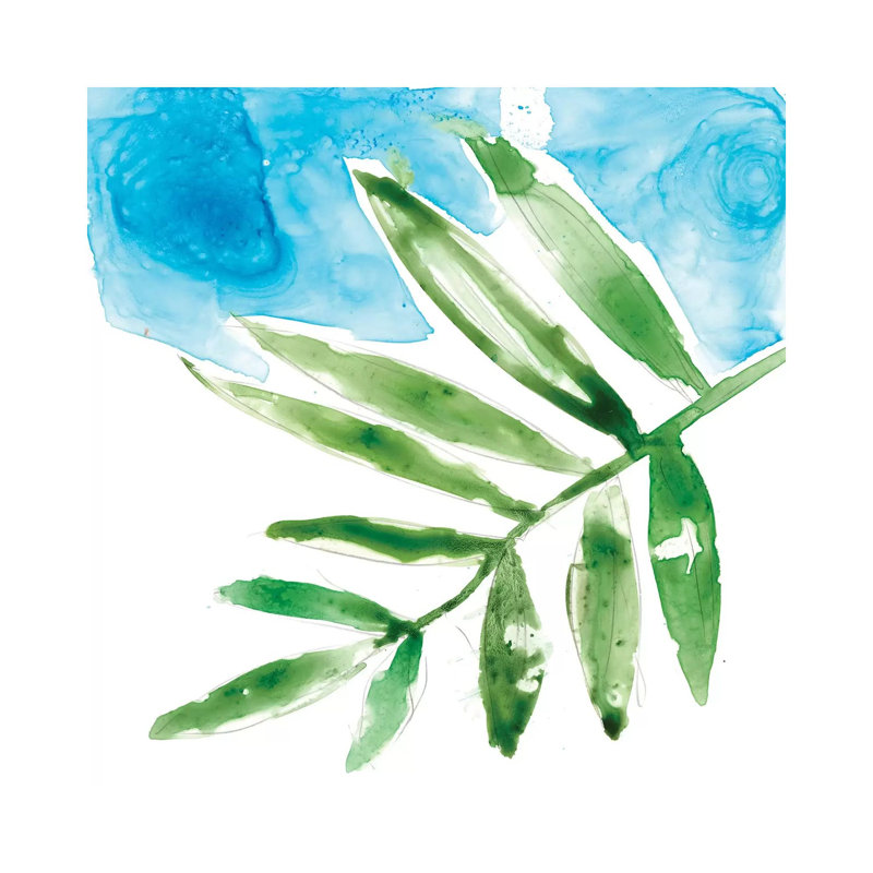 Tropical Display I by Jennifer Goldberger - Wrapped Canvas Painting, 30.48 cm H x 30.48 cm W