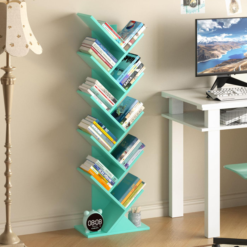 Étagère à livres 10 niveaux, Vert