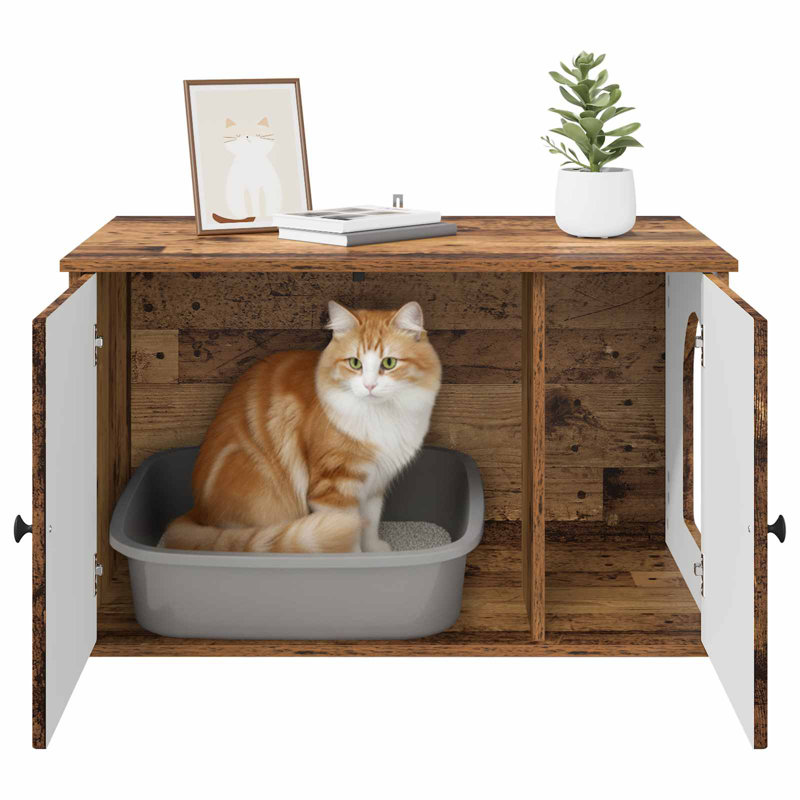 50.5cm H Cat Tree, Old Wood