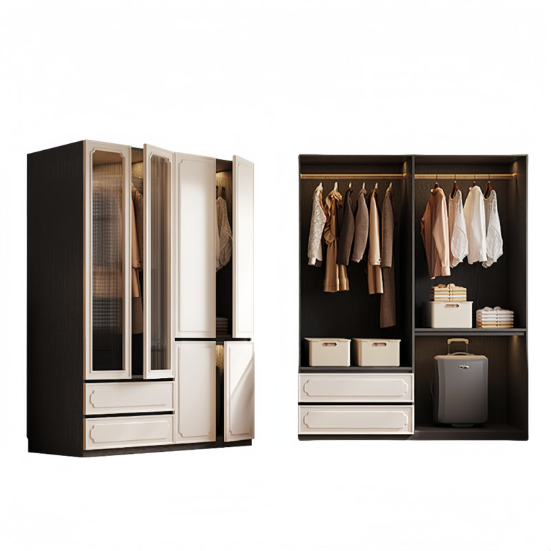 Garde-robe simple et haut de gamme, H 79 po x l 63 po x P 24 po