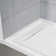 OVE Decors 72" x 36" Rectangle Shower Base Pan, White Acrylic, Hidden Side Drain, Reversible Design