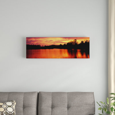 " Lake At Sunset, Vermont "