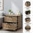 Farmhouse Style 2-drawer File Cabinet – Wooden Office Storage With Metal Slides, Small Space Organizer For Letter/legal/a4 Files, Home & Office Furniture, Brown