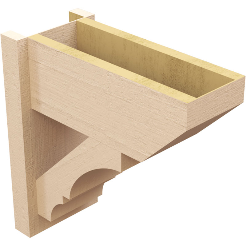 Bois de cèdre brut Balboa Slat, H 18 po x l 8 po x P 18 po