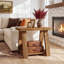 Solid Wood End Table-2134617180