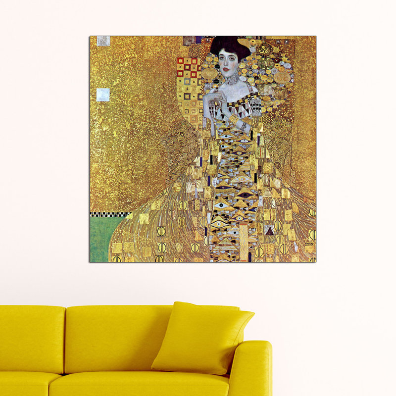 Gustav Klimt - Wrapped Canvas Painting, 100cm H x 100cm W x 1.8cm D