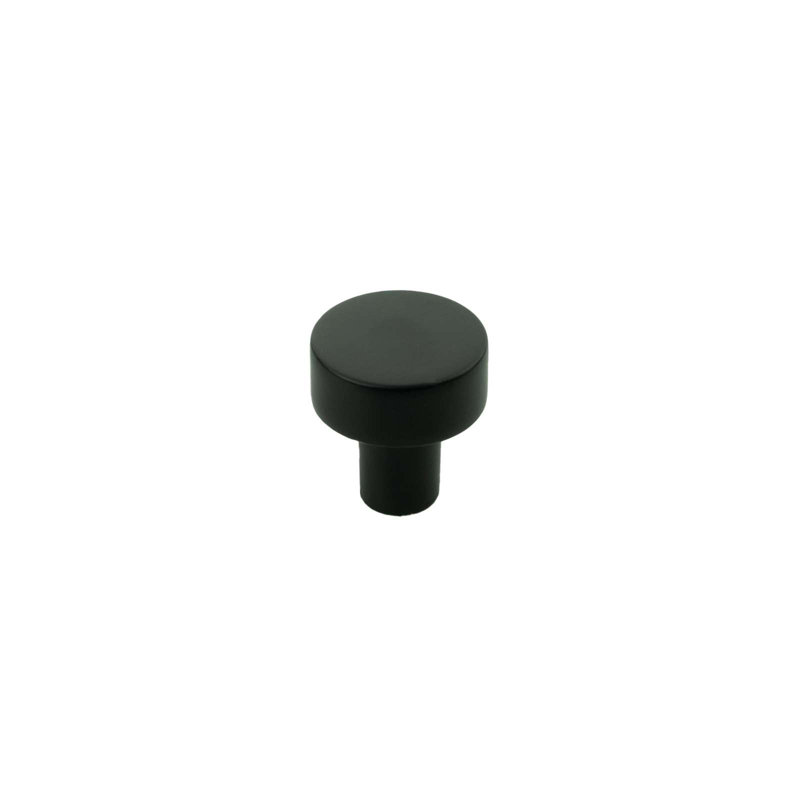 Modket 1" Solid Round Knob, Matte Black
