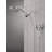 7-Setting PivotPro 3-in-1 Combination Shower Head with ProClean High Pressure Spray 1.75 GPM Chrome-116423687