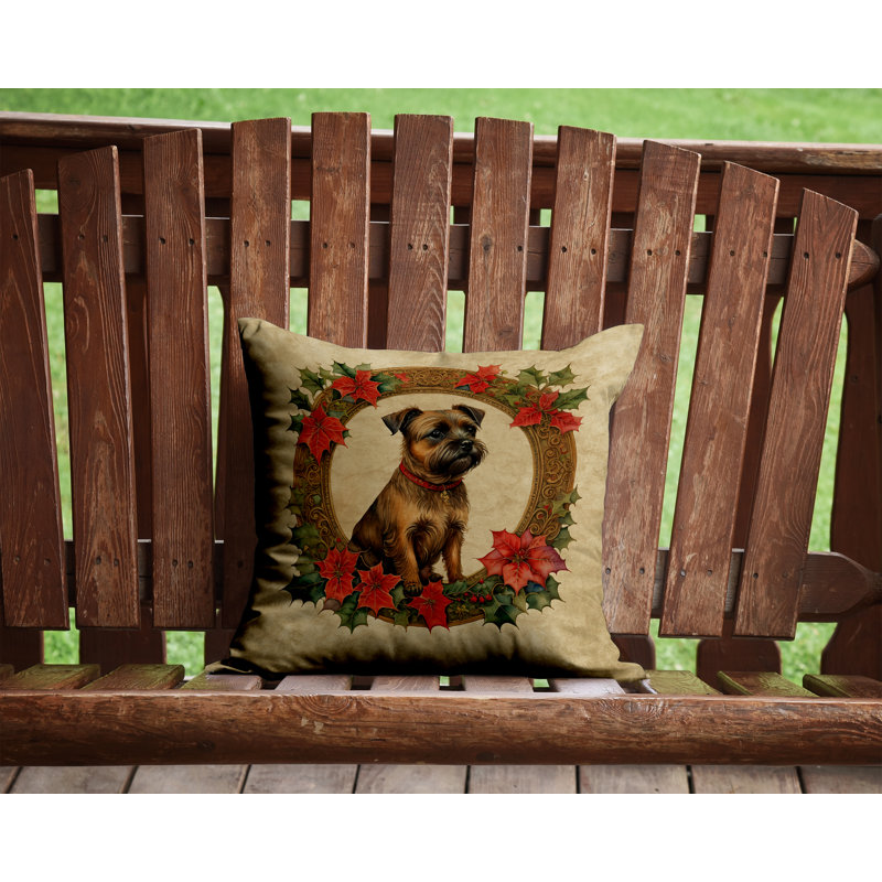 Coussin Christmas, 14 po x 14 po, Carré