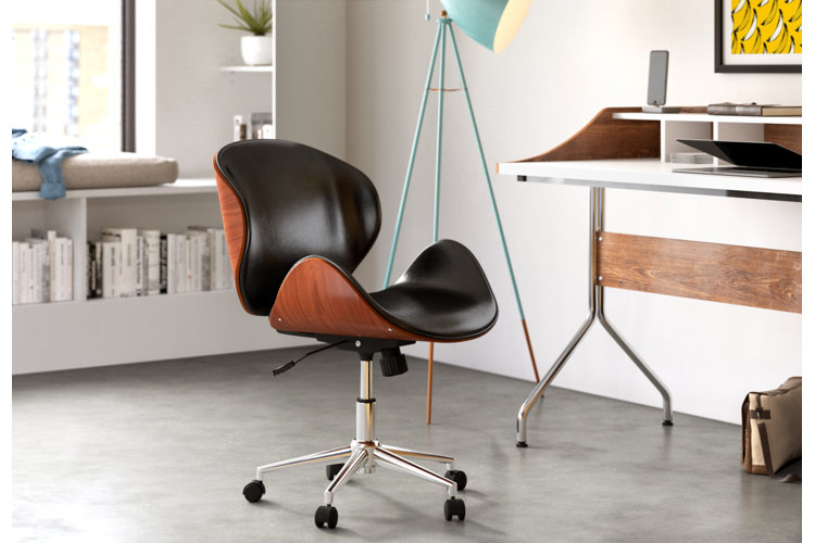 mid-century modern office