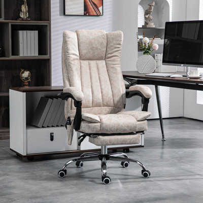 Chaise de bureau en microfibre Vinsetto