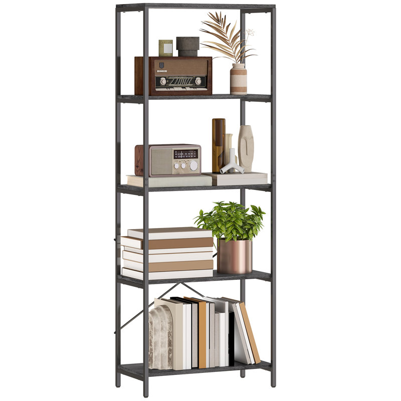 161cm H x 79cm W Metal Bookcase