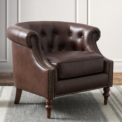 Fauteuil d'appoint capitonné
