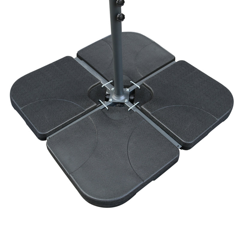 Adelfo Plastic Free Standing Umbrella Base