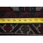 Tapis décoratif en laine de conception unique noué à la main New Age Balouch rouge/Ivoire/noir de 3 pi 4 po x 6 pi 2 po