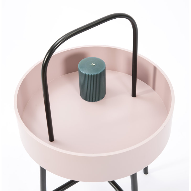 Laarni Tray Top End Table, Rose