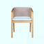 Ensemble repas d'extérieur 7 pièces avec table en bois et 6 chaises en corde de bois