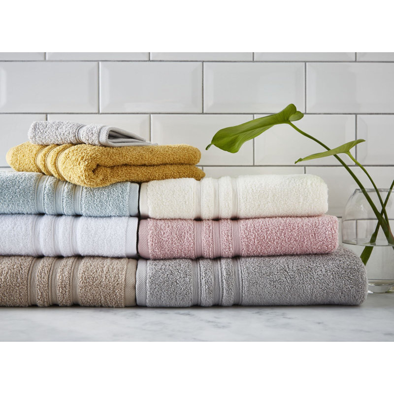 Zero Twist 100% Cotton 6-Piece Towel Bale, Lilac