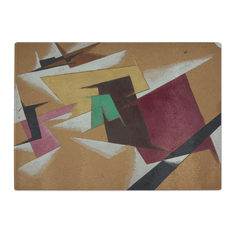 Composition Vol.13 by Lyubov Popova Chopping Board, 0.4cm H x 28.5cm W x 39cm L