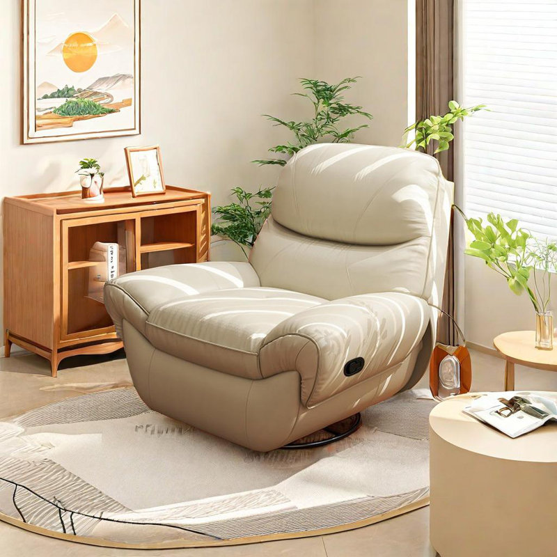 Fauteuil inclinable pour chat en tissu imperméable, Ivoire