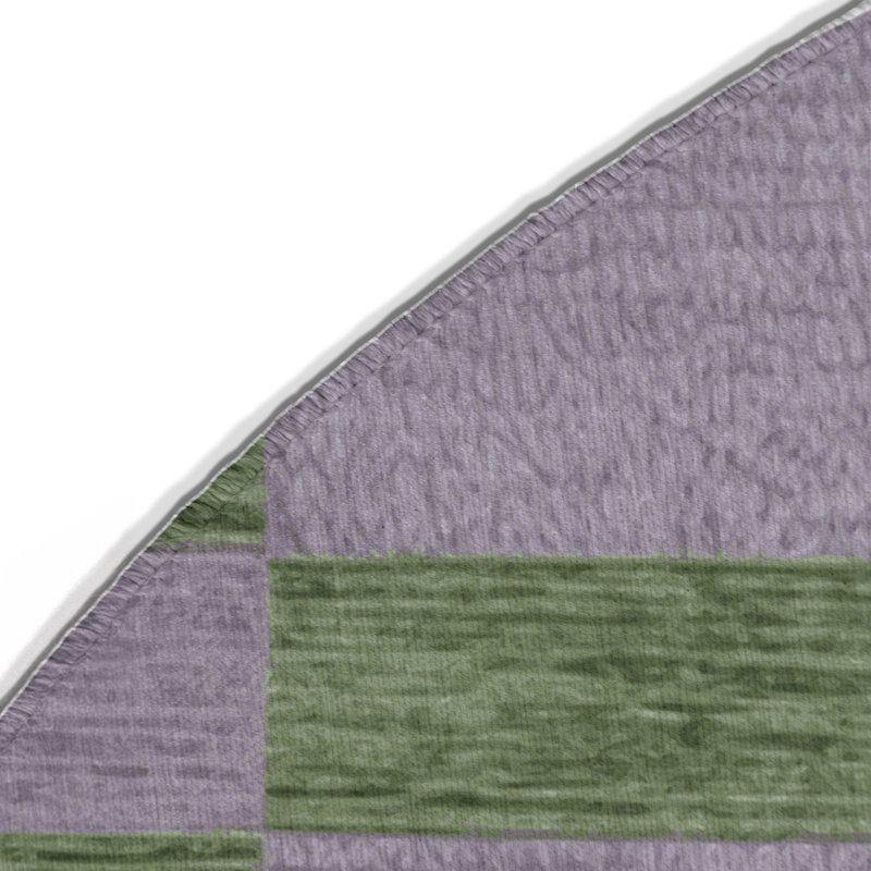 Tapis d'intérieur et d'extérieur à carreaux rose