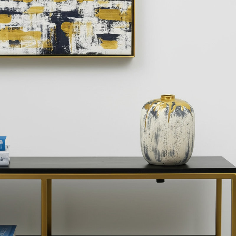 Vase de table en céramique 8 po