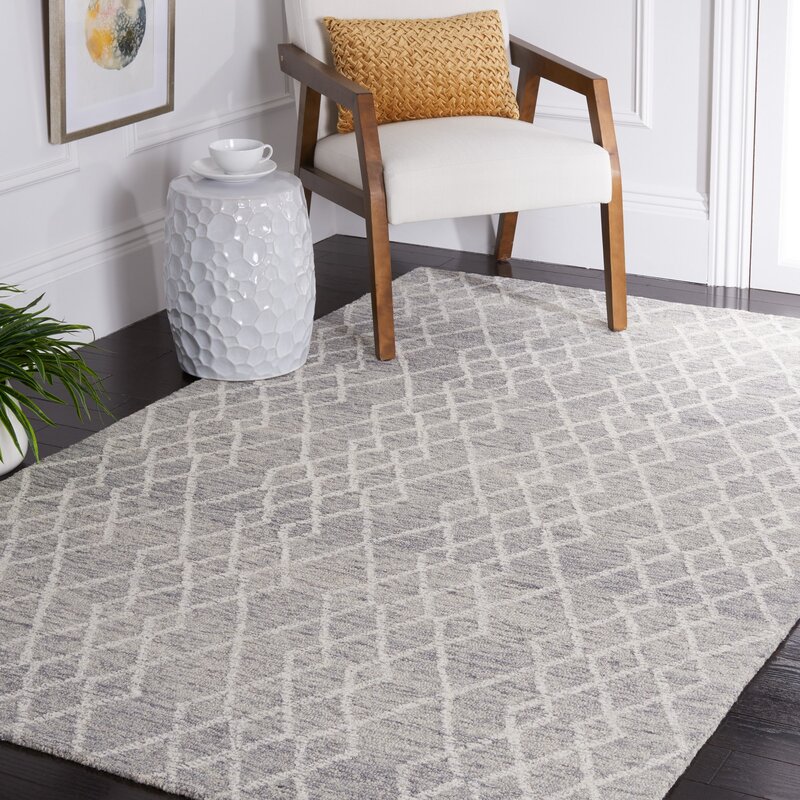 Union Rustic Goodwater Hand Tufted Wool Geometric Rug & Reviews | Wayfair