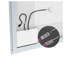 Miroir de meuble-lavabo rectangulaire 32 po x 40 po à DEL avec rétro-éclairage caché, cadre en aluminium argenté, fixation murale