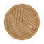 Tables de bout peu encombrantes, bois aggloméré naturel, décor rustique pour petite maison