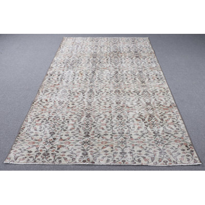 Tapis turc Oushak noué à la main vert vif pour une grande chambre à coucher avec un design oriental traditionnel