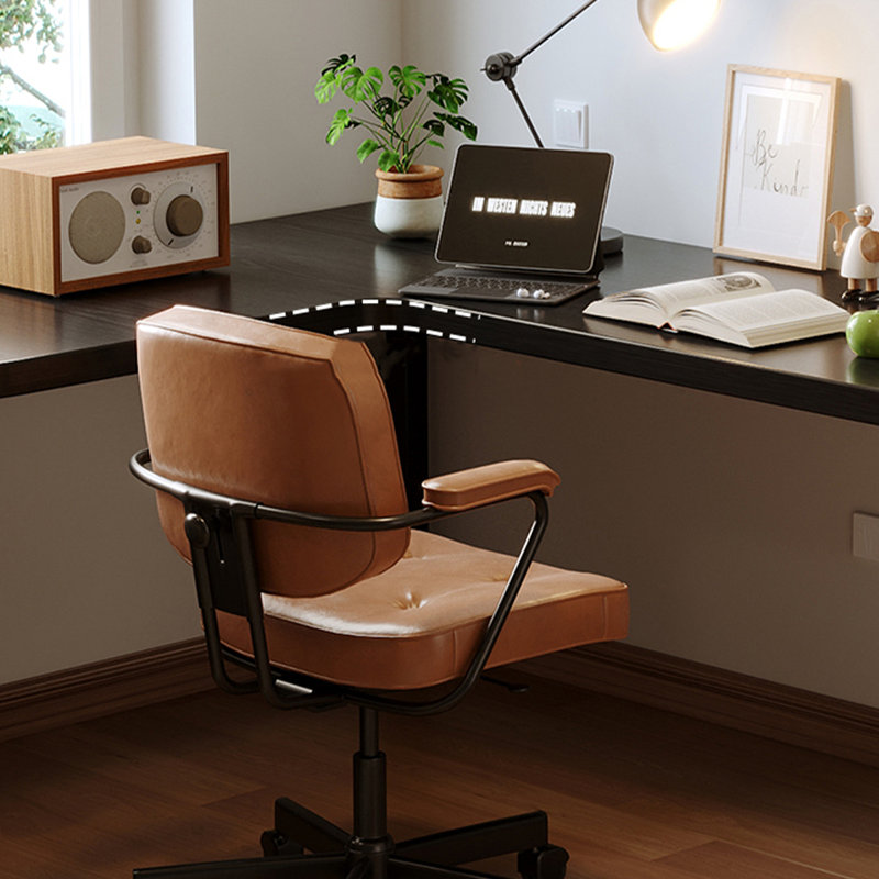Bureau noir en bois massif en forme de L, H 29,53 po x l 62,99 po x P 47,24 po, Retour à gauche