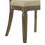 Ensemble de chaises d'appoint Parfield en tissu brun clair et finition chêne vieilli (ensemble de 2)