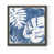Toile avec cadre gris