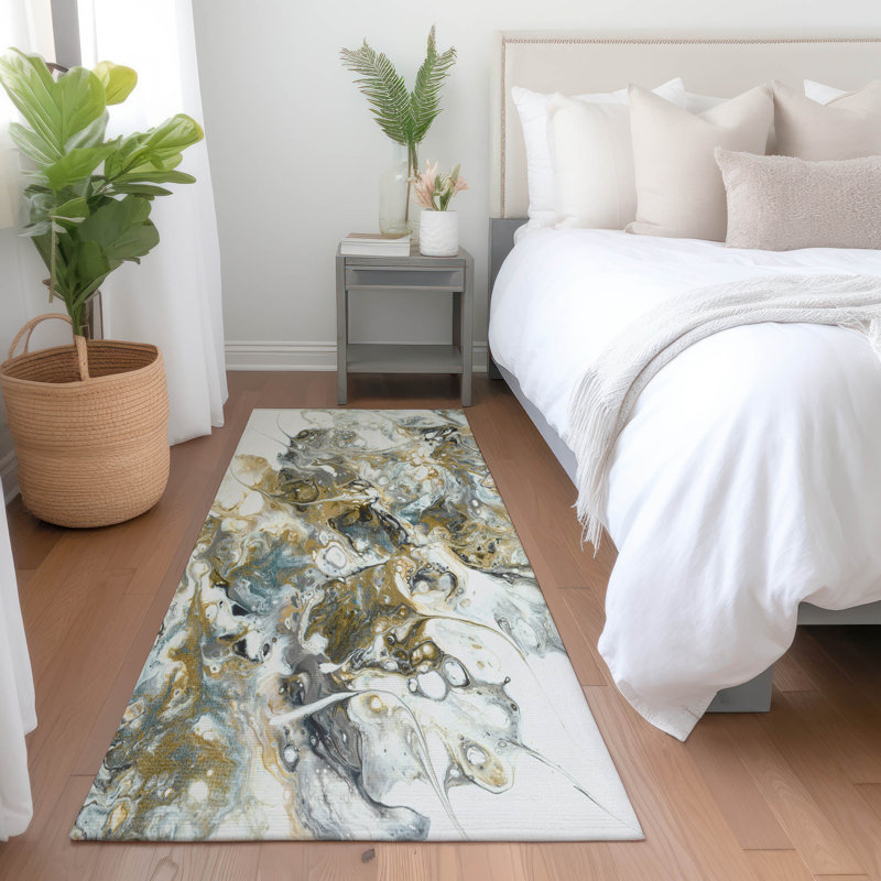 Tapis fumée Premium lavable à la machine Mayfield, Tapis de couloir 2 pi 3 po x 7 pi 6 po
