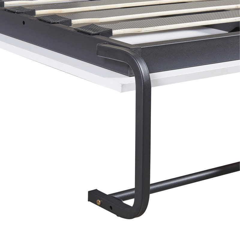 Armoire murale blanche pour lit simple - Maximiser l'espace et offrir une vie confortable idéale pour les petites salles de sport,
