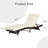 Boho Upholstered Rattan Lounge Chair Deep Seating Wicker Accent Chair with Thick Cushions & Sturdy Frame-419483977