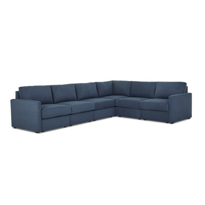 Flex 6 - Piece Upholstered Modular Sectional by Flexsteel