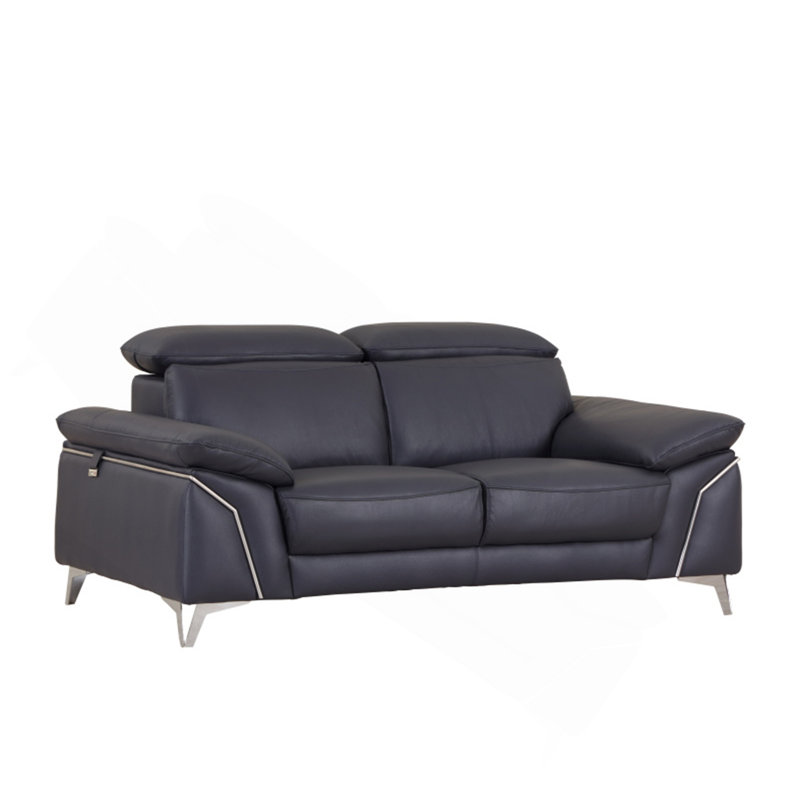 Causeuse en cuir italien Global United