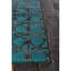 Tapis en laine bleu sarcelle Fran Authentic-2100803588