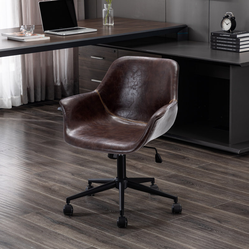 Milan Task Chair, Dark Brown