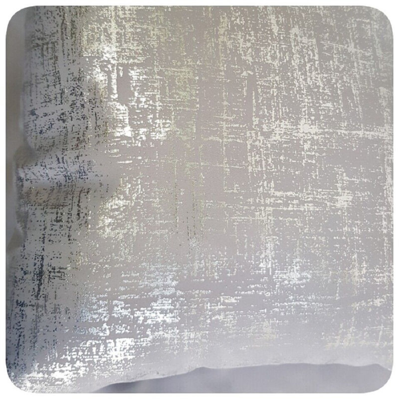 Gilmartin Square Throw Pillow Cover, Silver