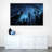 " Forest Night Sky Canvas Print "-342177963