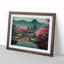 Traditional Japanese Mountains Vol.2 - Framed Print-1317676134-1317676138