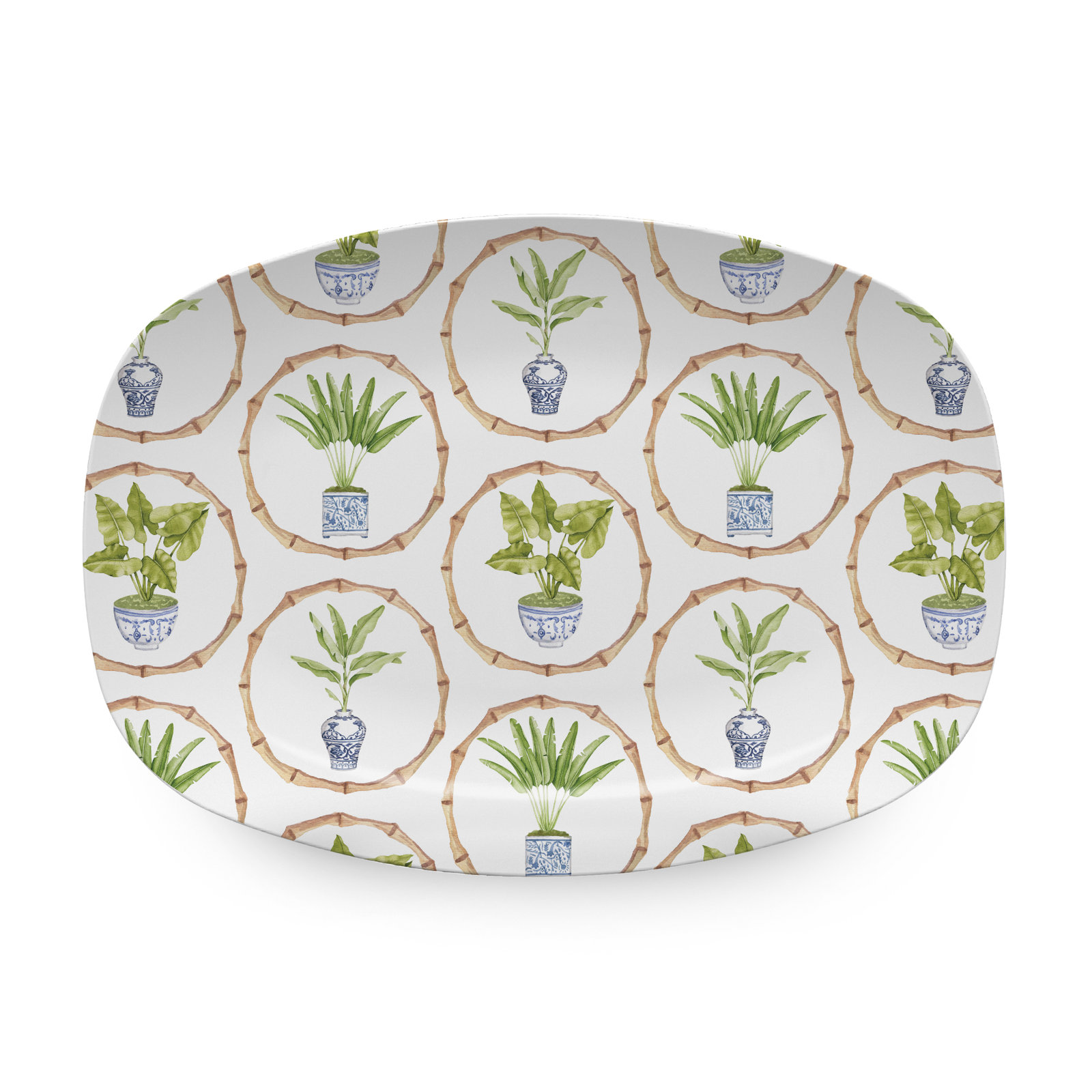 Traychic Oval Resin Platter