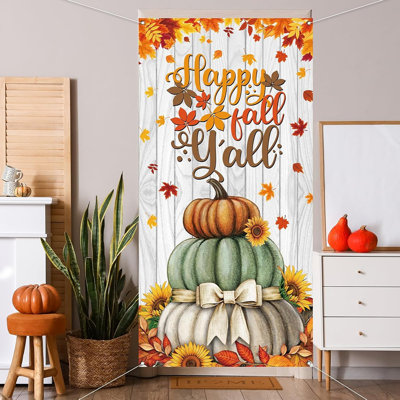 Couvre-porte d'automne Happy Fall