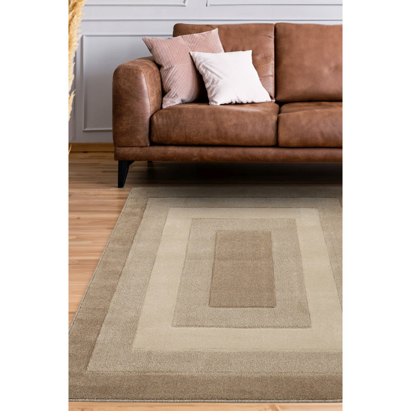 Newport Border Latte, Rectangle 120 x 170cm